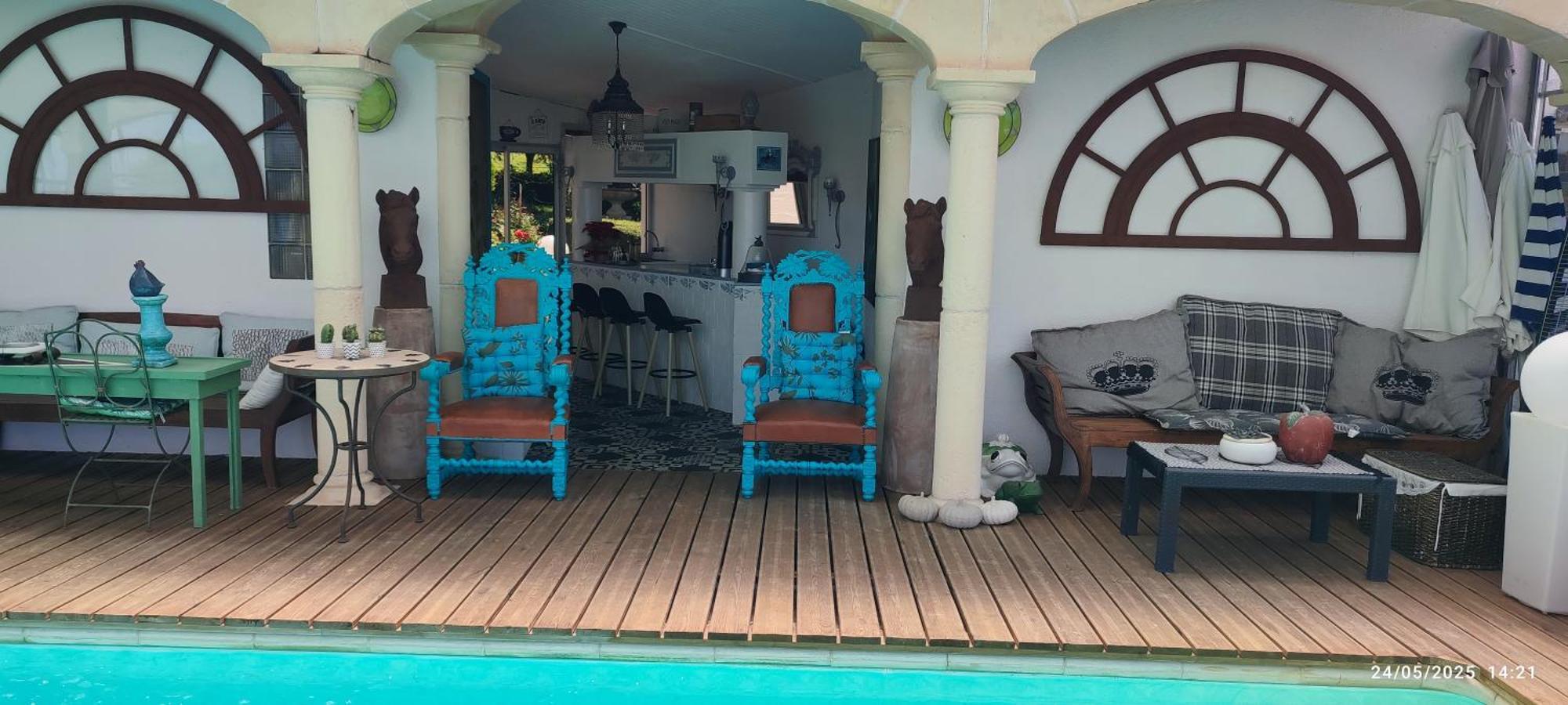 Alojamento de Acomodação e Pequeno-almoço Domaine Le Lanis D'hôtes Avec Piscine Et